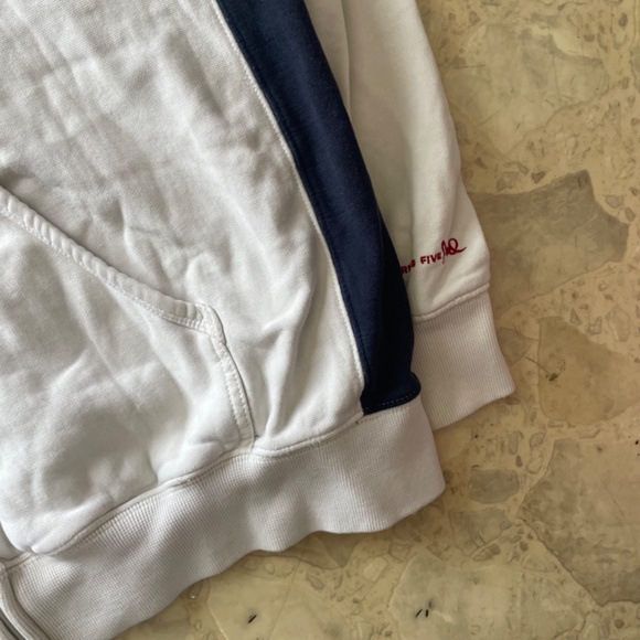 Y2K Vintage 555 Soul White Red Varsity Zip-Up Jacket - Picture 4 of 8